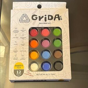 Face Paint Kit - 12 Colors kids friendly